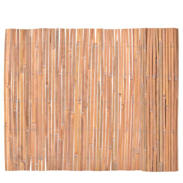 vidaXL Cl&ocirc;tures en bambou 2 pcs 100x400 cm