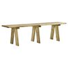 vidaXL Banc de jardin 160 cm bois de pin massif impr&eacute;gn&eacute;