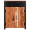 vidaXL Buffet 2 pcs Marron 110 x 30 x 75 cm Bois d'Acacia Massif