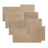 WallArt Panneaux muraux en cuir Borret Beige sableux 32 pcs
