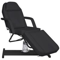vidaXL Table de massage Noir 180x62x(87-112) cm