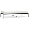 vidaXL Cadre de lit m&eacute;tal sans matelas noir 100x190 cm