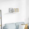 vidaXL &Eacute;tag&egrave;re murale flottante Blanc brillant 60x23,5x3,8 cm MDF