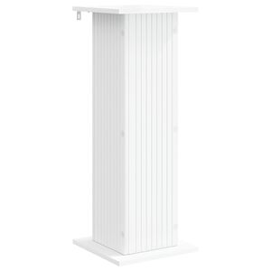 vidaXL Support de Plante Blanc 30,5 x 30 x 80,5 cm Bois d'ing&eacute;nierie