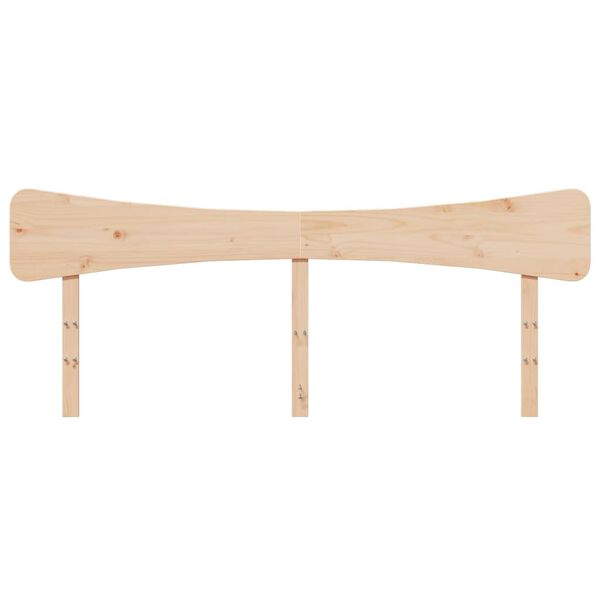 vidaXL T&ecirc;te de lit 200 cm bois massif de pin