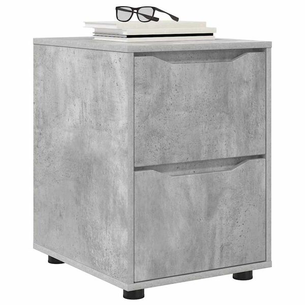 vidaXL Armoire de rangement Gris b&eacute;ton 40 x 48 x 57 cm