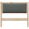 vidaXL T&ecirc;te de lit Autre Marron 90 cm Bois massif en pin