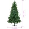 vidaXL Sapin de Noël avec 150 LED avec support Vert 150 cm PE
