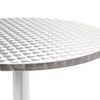 vidaXL Table pliable de jardin Argent&eacute; 60x(70-110) cm Aluminium