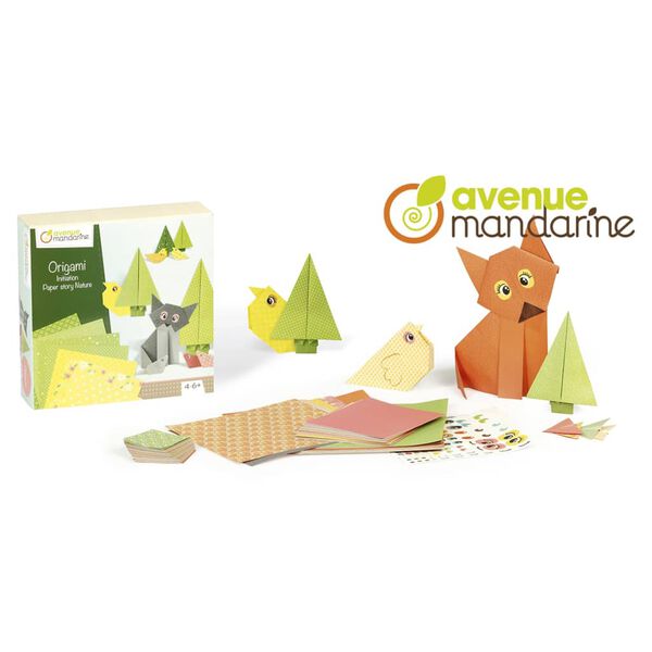 Avenue Mandarine Bo&icirc;te cr&eacute;ative Origami Initiation