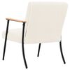 vidaXL fauteuil Crème 59 x 75 x 78 cm