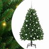 vidaXL Sapin de No&euml;l artificiel 150 cm 150 LED Blanc chaud Vert