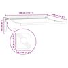 vidaXL Auvent rétractable automatique bordeaux 400x300 cm