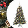 vidaXL Sapin de No&euml;l artificiel Vert 150 cm PVC, plastique et acier