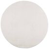 vidaXL Tapis IZA poils courts style scandinave cr&egrave;me &Oslash; 80 cm