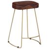 vidaXL Tabourets de bar Gavin lot de 2 bois de manguier massif