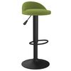 vidaXL Tabourets de bar lot de 2 vert clair velours