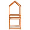 vidaXL Lit superposé sans matelas cire marron 90x200 cm pin massif