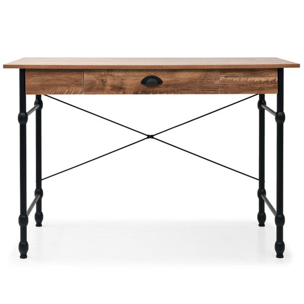 vidaXL Bureau avec tiroir 110 x 55 x 75 cm Couleur de chêne