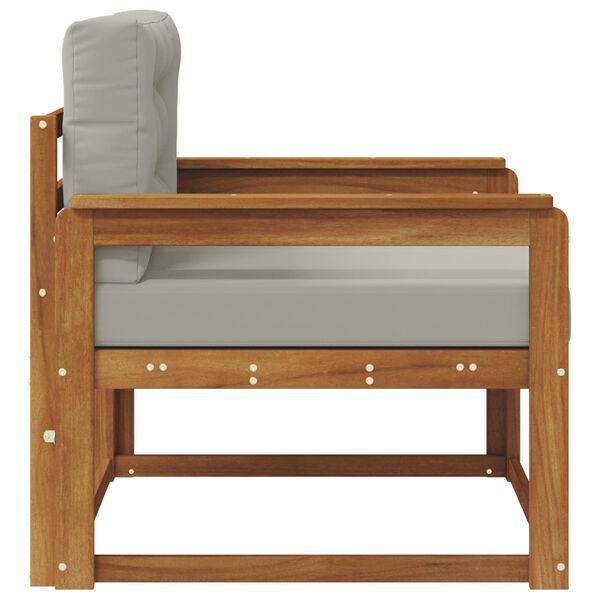 vidaXL Sofa de milieu ext&eacute;rieur Bois d'Acacia Massif Naturel