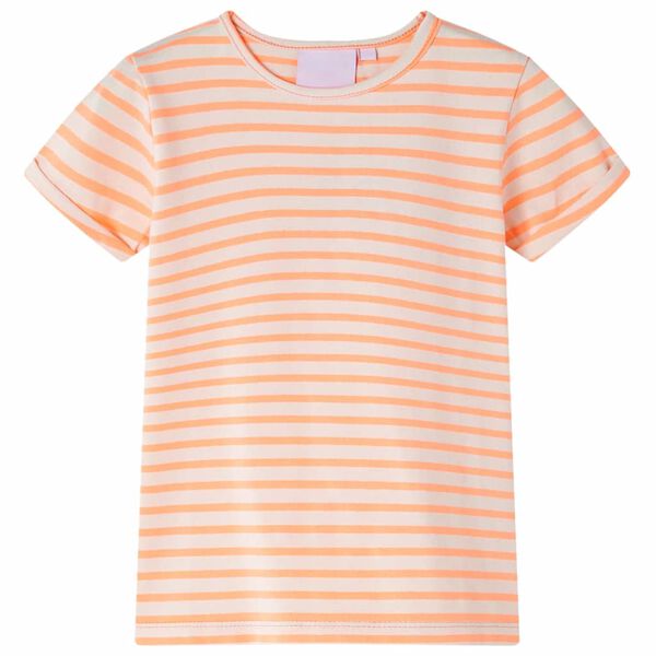 T-shirt pour enfants orange néon 92