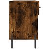 vidaXL Banc &agrave; chaussures ch&ecirc;ne fum&eacute; 102x35x55 cm bois d'ing&eacute;nierie