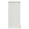 vidaXL Armoire de salle de bain avec porte VIGO Blanc et Blanc Antique