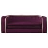 vidaXL Canap&eacute; pliable pour chien Bordeaux 73x67x26 cm Coussin lavable