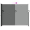 vidaXL Store lat&eacute;ral r&eacute;tractable Anthracite 160 x 300 cm