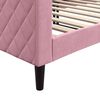 vidaXL Lit de repos sans matelas rose 90x200 cm velours