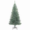 vidaXL Arbre de Noël artificiel floconné de neige avec lumière LED