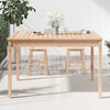 vidaXL Table de jardin 121x82,5x76 cm bois massif de pin