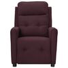 vidaXL Fauteuil de massage Violet Tissu