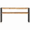 vidaXL Table console 150x30x75 cm Bois de manguier brut