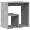 vidaXL Tables d'appoint 2 pcs gris b&eacute;ton 50x30x50 cm bois d'ing&eacute;nierie