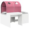 vidaXL Lit avec Tunnel 4 pcs Ch&ecirc;ne Artisanal et Rose Bois d'ing&eacute;nierie