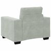 vidaXL Ensemble de Canap&eacute;s 3 pcs Gris clair 221 x 80 x 80 cm Velours