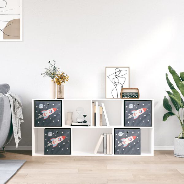 vidaXL Boîtes de rangement pliables 4 pcs 32x32x32 cm tissu intissé