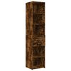 vidaXL Buffet haut ch&ecirc;ne fum&eacute; 40x42,5x185 cm bois d'ing&eacute;nierie