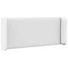 vidaXL Oreille de t&ecirc;te de lit Blanc 40,5 x 40,5 x 4 cm PVC