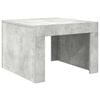 vidaXL Table basse gris b&eacute;ton 50x50x35 cm bois d'ing&eacute;nierie