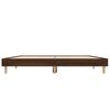 vidaXL Cadre de lit sans matelas ch&ecirc;ne marron 135x190 cm