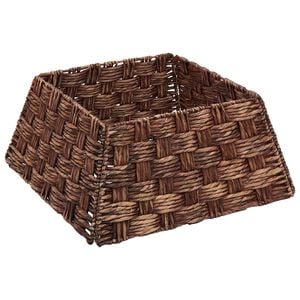 vidaXL Collier de sapin de No&euml;l Carr&eacute; Brun lav&eacute; 50 x 50 x 25 cm