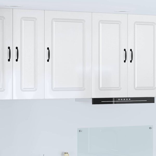 vidaXL Armoire de cuisine Kalmar Blanc brillant 50 x 31 x 80 cm