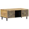 vidaXL Table basse 100x54x40 cm bois de manguier massif