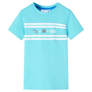 T-shirt pour enfants aqua 116