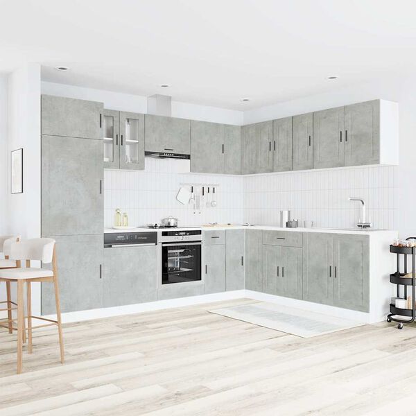 vidaXL Ensemble d'armoires de cuisine 14 pcs Porto bois d'ingénierie