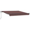 vidaXL Auvent r&eacute;tractable automatique marron 300x250 cm