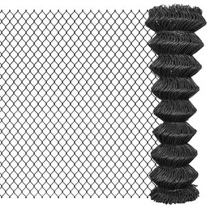 vidaXL Cl&ocirc;ture &agrave; mailles Acier 15 x 1,5 m Gris