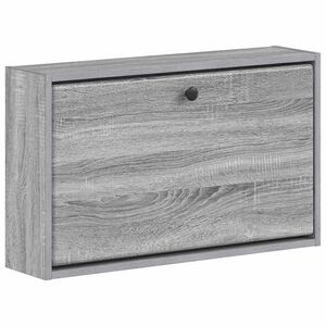 vidaXL Cabinet &agrave; chaussures mural BREDA 71 x 17 x 43 cm Sonoma gris